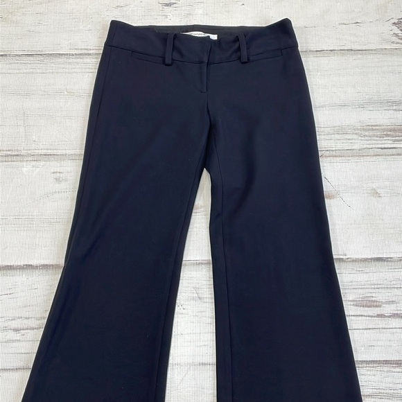 Diane Von Furstenberg Pants Women's 6 Black Bootcut - Picture 4 of 11